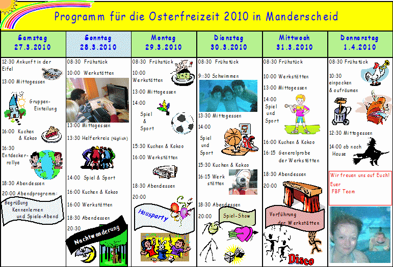 tagesplan ostern 2010